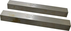 SPI - 12" Long x 1-1/2" High x 1-1/4" Thick, Steel Parallel - 0.0003" & 0.002" Parallelism, Sold as Matched Pair - USA Tool & Supply