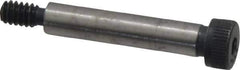 Made in USA - 1/4" Shoulder Diam x 1-1/4" Shoulder Length, #10-24 UNC, Hex Socket Shoulder Screw - 8 Alloy Steel, 0.357 to 3/8" Head Diam - USA Tool & Supply