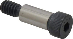 Made in USA - 5/16" Shoulder Diam x 5/8" Shoulder Length, 1/4-20 UNC, Hex Socket Shoulder Screw - 8 Alloy Steel, 0.419 to 0.438" Head Diam - USA Tool & Supply