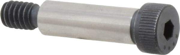 Made in USA - 5/16" Shoulder Diam x 1" Shoulder Length, 1/4-20 UNC, Hex Socket Shoulder Screw - 8 Alloy Steel, 0.419 to 0.438" Head Diam - USA Tool & Supply