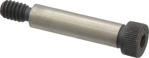 Made in USA - 5/16" Shoulder Diam x 1-1/4" Shoulder Length, 1/4-20 UNC, Hex Socket Shoulder Screw - 8 Alloy Steel, 0.419 to 0.438" Head Diam - USA Tool & Supply