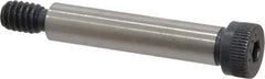 Made in USA - 5/16" Shoulder Diam x 1-1/2" Shoulder Length, 1/4-20 UNC, Hex Socket Shoulder Screw - 8 Alloy Steel, 0.419 to 0.438" Head Diam - USA Tool & Supply
