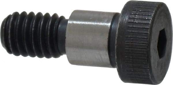 Made in USA - 3/8" Shoulder Diam x 3/8" Shoulder Length, 5/16-18 UNC, Hex Socket Shoulder Screw - 8 Alloy Steel, 0.543 to 0.562" Head Diam - USA Tool & Supply