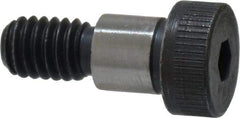 Made in USA - 3/8" Shoulder Diam x 3/8" Shoulder Length, 5/16-18 UNC, Hex Socket Shoulder Screw - 8 Alloy Steel, 0.543 to 0.562" Head Diam - USA Tool & Supply