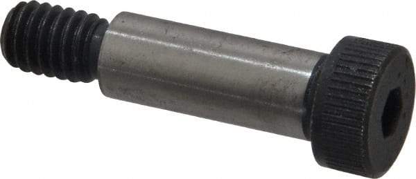 Made in USA - 3/8" Shoulder Diam x 1" Shoulder Length, 5/16-18 UNC, Hex Socket Shoulder Screw - 8 Alloy Steel, 0.543 to 0.562" Head Diam - USA Tool & Supply