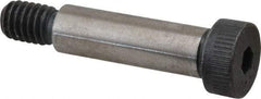 Made in USA - 3/8" Shoulder Diam x 1-1/4" Shoulder Length, 5/16-18 UNC, Hex Socket Shoulder Screw - 8 Alloy Steel, 0.543 to 0.562" Head Diam - USA Tool & Supply