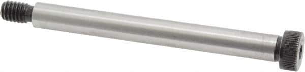Made in USA - 3/8" Shoulder Diam x 3-1/2" Shoulder Length, 5/16-18 UNC, Hex Socket Shoulder Screw - 8 Alloy Steel, 0.543 to 0.562" Head Diam - USA Tool & Supply