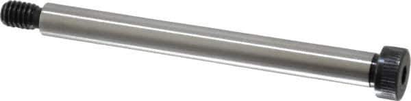 Made in USA - 3/8" Shoulder Diam x 3-3/4" Shoulder Length, 5/16-18 UNC, Hex Socket Shoulder Screw - 8 Alloy Steel, 0.543 to 0.562" Head Diam - USA Tool & Supply