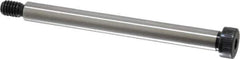 Made in USA - 3/8" Shoulder Diam x 3-3/4" Shoulder Length, 5/16-18 UNC, Hex Socket Shoulder Screw - 8 Alloy Steel, 0.543 to 0.562" Head Diam - USA Tool & Supply