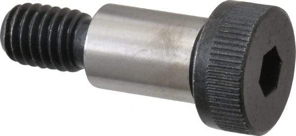 Made in USA - 1/2" Shoulder Diam x 3/4" Shoulder Length, 3/8-16 UNC, Hex Socket Shoulder Screw - 8 Alloy Steel, 0.729 to 3/4" Head Diam - USA Tool & Supply