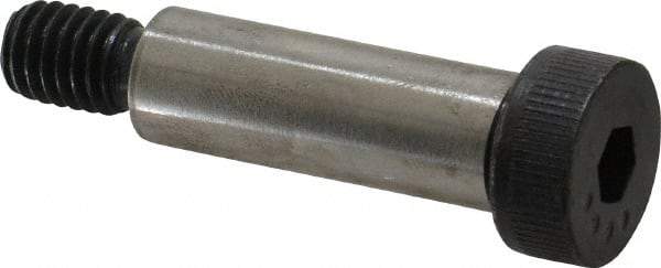 Made in USA - 1/2" Shoulder Diam x 1-1/2" Shoulder Length, 3/8-16 UNC, Hex Socket Shoulder Screw - 8 Alloy Steel, 0.729 to 3/4" Head Diam - USA Tool & Supply