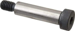 Made in USA - 1/2" Shoulder Diam x 1-3/4" Shoulder Length, 3/8-16 UNC, Hex Socket Shoulder Screw - 8 Alloy Steel, 0.729 to 3/4" Head Diam - USA Tool & Supply