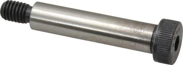 Made in USA - 1/2" Shoulder Diam x 2-1/4" Shoulder Length, 3/8-16 UNC, Hex Socket Shoulder Screw - 8 Alloy Steel, 0.729 to 3/4" Head Diam - USA Tool & Supply