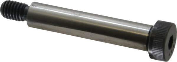 Made in USA - 1/2" Shoulder Diam x 2-1/2" Shoulder Length, 3/8-16 UNC, Hex Socket Shoulder Screw - 8 Alloy Steel, 0.729 to 3/4" Head Diam - USA Tool & Supply