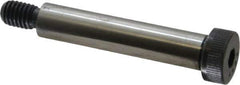 Made in USA - 1/2" Shoulder Diam x 2-1/2" Shoulder Length, 3/8-16 UNC, Hex Socket Shoulder Screw - 8 Alloy Steel, 0.729 to 3/4" Head Diam - USA Tool & Supply