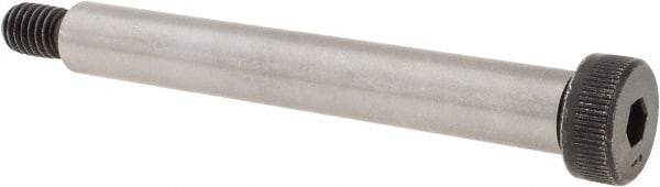 Made in USA - 1/2" Shoulder Diam x 3-3/4" Shoulder Length, 3/8-16 UNC, Hex Socket Shoulder Screw - 8 Alloy Steel, 0.729 to 3/4" Head Diam - USA Tool & Supply