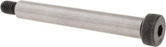 Made in USA - 1/2" Shoulder Diam x 3-3/4" Shoulder Length, 3/8-16 UNC, Hex Socket Shoulder Screw - 8 Alloy Steel, 0.729 to 3/4" Head Diam - USA Tool & Supply
