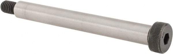 Made in USA - 1/2" Shoulder Diam x 4-1/4" Shoulder Length, 3/8-16 UNC, Hex Socket Shoulder Screw - 8 Alloy Steel, 0.729 to 3/4" Head Diam - USA Tool & Supply