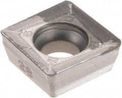 Iscar - SPMT100408 HQM Grade IC28 Carbide Milling Insert - Uncoated, 0.1665" Thick, 0.4016" Inscribed Circle, 0.8mm Corner Radius - USA Tool & Supply