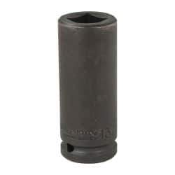Proto - 3/4" Drive 13/16" Deep Impact Socket - 4 Points, 4" OAL - USA Tool & Supply