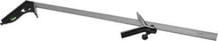 SPI - 3 Piece, 24" Combination Square Set - 1/16, 1/32, 1/64 & 1/8" (4R) Graduation, Hardened Steel Blade, Cast Iron Center & Square Head - USA Tool & Supply