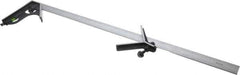 SPI - 3 Piece, 24" Combination Square Set - 1/32 & 1/64" (English/Metric) Graduation, Hardened Steel Blade, Cast Iron Center & Square Head - USA Tool & Supply