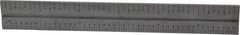 SPI - 6 Inch Long Blade, 4R Graduation Combination Square Blade - Baked Enamel Coated, 1/64, 1/32 1/16 and 1/8 Inch Graduation - USA Tool & Supply