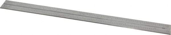 SPI - 12 Inch Long Blade, 4R Graduation Combination Square Blade - Baked Enamel Coated, 1/64, 1/32 1/16 and 1/8 Inch Graduation - USA Tool & Supply
