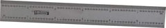 SPI - 6 Inch Long Blade, 16R Graduation Combination Square Blade - Baked Enamel Coated, 1/100, 1/64, 1/50 and 1/32 Inch Graduation - USA Tool & Supply