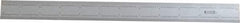 SPI - 12 Inch Long Blade, 16R Graduation Combination Square Blade - Baked Enamel Coated, 1/100, 1/64, 1/50 and 1/32 Inch Graduation - USA Tool & Supply