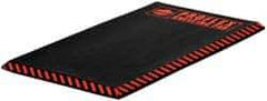 Ergodyne - Dry/Wet Environment, Anti-Fatigue Kneeling Matting - Black with Orange Borders, Nitrile Blend with Nitrile Blend Base, Beveled on 4 Sides - USA Tool & Supply