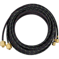 Oxygen/Acetylene Torch Accessories; Type: Brazing Hose; Gas Type: Oxygen; Acetylene/LP; Diameter (Inch): 1/8; Thread Size: 9/16-18; Type: Brazing Hose; Type: Brazing Hose; Type: Brazing Hose; Cutting Range: 3/8; Fitting Size: 9/16-18