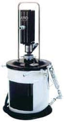 ARO/Ingersoll-Rand - Grease Lubrication 4 Lb/min Flow Carbon Steel Air-Operated Pump - For 35 Lb Container - USA Tool & Supply