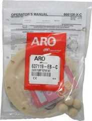 ARO/Ingersoll-Rand - Santoprene Fluid Section Repair Kit - For Use with Diaphragm Pumps - USA Tool & Supply