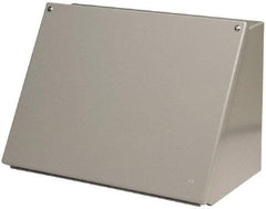 Cooper B-Line - Steel Standard Enclosure Hinge Sloped Cover - NEMA 12, 13, 12" Wide x 12" High x 9-5/32" Deep, Dirt-tight & Dust-tight - USA Tool & Supply