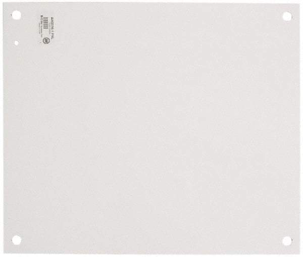 Cooper B-Line - 22-1/2" OAW x 26" OAH Powder Coat Finish Electrical Enclosure Nonperforated Panel - 30" x 24" Box, 14 Gauge Steel, Use with 302410-1/302412-1/30246-1/30248-1 - USA Tool & Supply