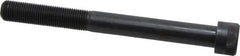 Made in USA - 1/2-20 UNF Hex Socket Drive, Socket Cap Screw - Alloy Steel, Black Oxide Finish, Partially Threaded, 5" Length Under Head - USA Tool & Supply