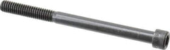 Holo-Krome - 5/16-18 UNC Hex Socket Drive, Socket Cap Screw - Alloy Steel, Black Oxide Finish, Partially Threaded, 4" Length Under Head - USA Tool & Supply