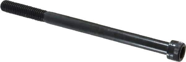 Holo-Krome - 3/8-16 UNC Hex Socket Drive, Socket Cap Screw - Alloy Steel, Black Oxide Finish, Partially Threaded, 5-1/2" Length Under Head - USA Tool & Supply