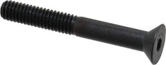 Made in USA - 5/16-18 UNC Hex Socket Drive, 82° Flat Screw - Alloy Steel, Black Oxide Finish, Fully Threaded, 2-1/2" OAL - USA Tool & Supply