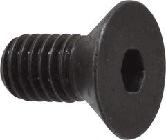 Made in USA - 3/8-16 UNC Hex Socket Drive, 82° Flat Screw - Alloy Steel, Black Oxide Finish, Fully Threaded, 3/4" OAL - USA Tool & Supply