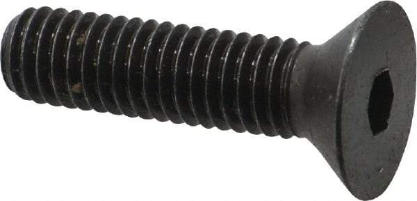 Made in USA - 3/8-16 UNC Hex Socket Drive, 82° Flat Screw - Alloy Steel, Black Oxide Finish, Fully Threaded, 1-1/2" OAL - USA Tool & Supply