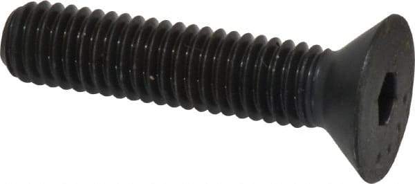 Made in USA - 3/8-16 UNC Hex Socket Drive, 82° Flat Screw - Alloy Steel, Black Oxide Finish, Fully Threaded, 1-3/4" OAL - USA Tool & Supply