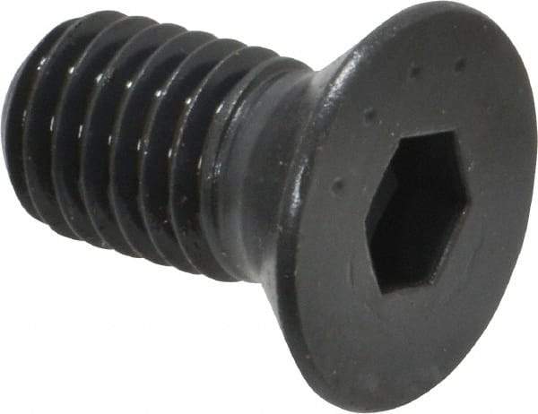 Made in USA - 1/2-13 UNC Hex Socket Drive, 82° Flat Screw - Alloy Steel, Black Oxide Finish, Fully Threaded, 1" OAL - USA Tool & Supply