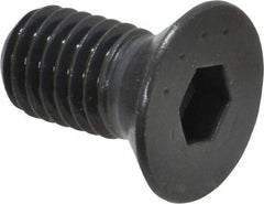 Made in USA - 1/2-13 UNC Hex Socket Drive, 82° Flat Screw - Alloy Steel, Black Oxide Finish, Fully Threaded, 1" OAL - USA Tool & Supply