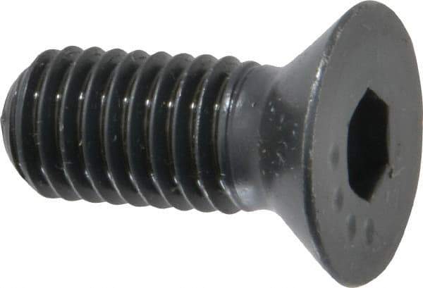 Made in USA - 1/2-13 UNC Hex Socket Drive, 82° Flat Screw - Alloy Steel, Black Oxide Finish, Fully Threaded, 1-1/4" OAL - USA Tool & Supply