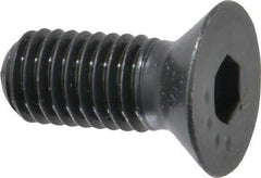 Made in USA - 1/2-13 UNC Hex Socket Drive, 82° Flat Screw - Alloy Steel, Black Oxide Finish, Fully Threaded, 1-1/4" OAL - USA Tool & Supply
