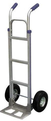 Vestil - 500 Lb Capacity 52-1/2" OAH Hand Truck - Dual Handle, Aluminum - USA Tool & Supply