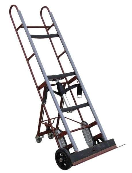 Vestil - 1,200 Lb Capacity 72" OAH Hand Truck - Dual Loop Handle, Steel - USA Tool & Supply