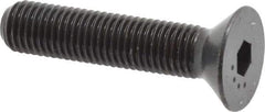 Made in USA - 5/16-24 UNF Hex Socket Drive, 82° Flat Screw - Alloy Steel, Black Oxide Finish, Fully Threaded, 1-1/2" OAL - USA Tool & Supply